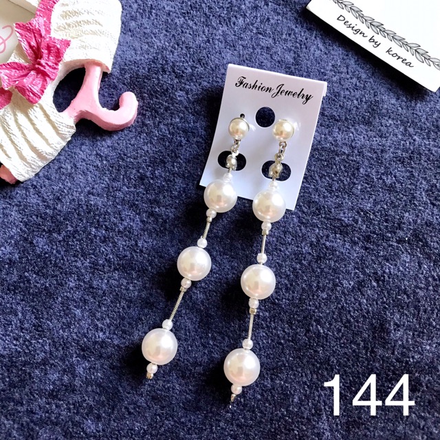 FREESHIP❤️ Bông Tai Trân Châu Trắng M144