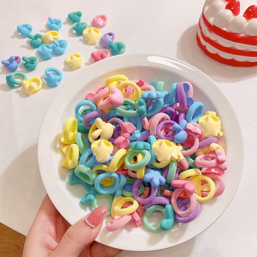 Set 10 Băng Đô Cài Tóc Co Giãn Công Suất Cao Cho Bé Gái