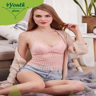 Áo len dài💞💞áo bra ren💞💞áo bra hai dây💞💞freeship💞💞4youth store