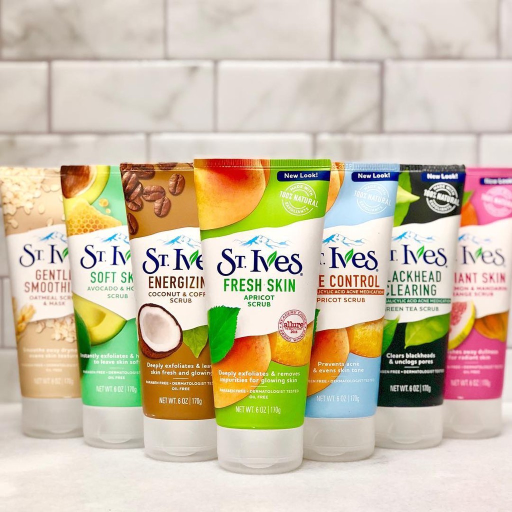 Sữa Rửa Mặt Tẩy Tế Bào Chết St.Ives