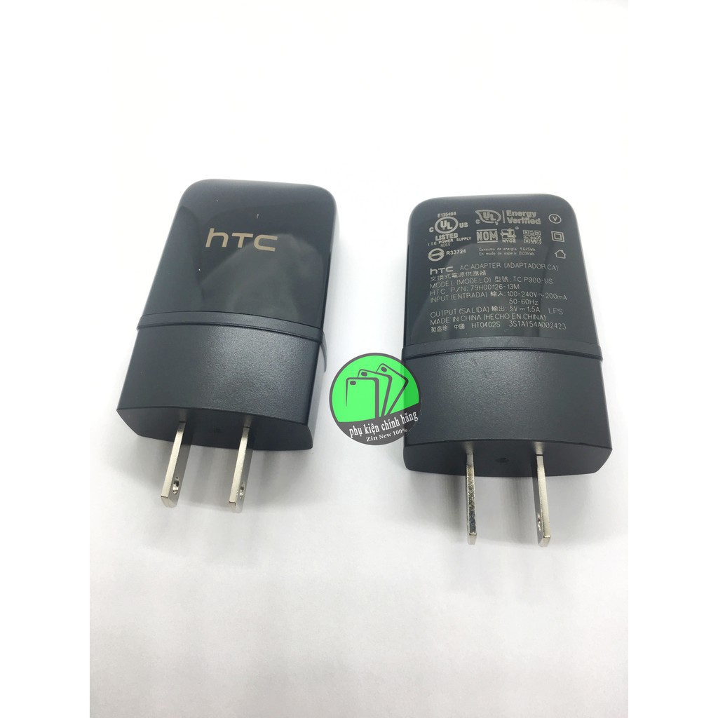 Củ sạc HTC 1.5A (P900-EU) Chính Hãng - Chuẩn Xịn - BH 2 năm