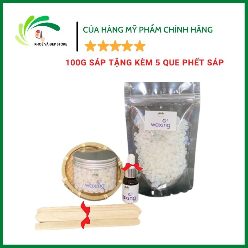 Combo sáp Wax lông tay chân nách, vùng bikini , sáp wax nóng siêu bám mọi loại lông, triệt lông cao cấp nhập khẩu