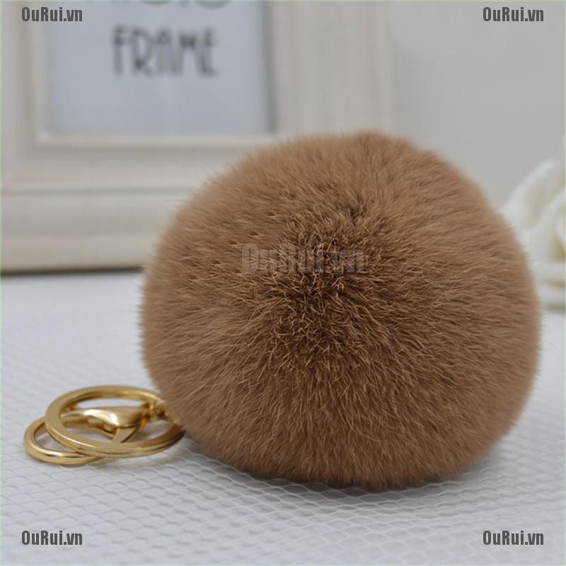 Móc Khóa Bông pompom Mềm Mại Đáng Yêu