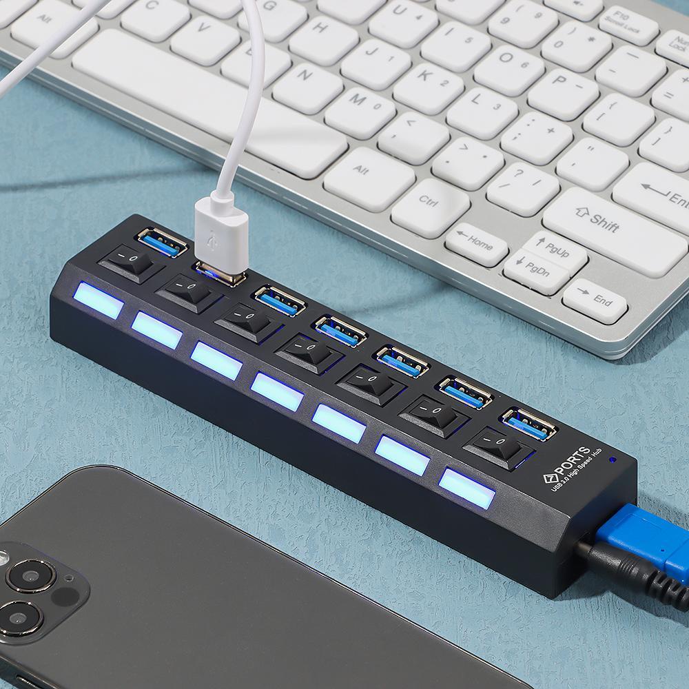 JONYE Bộ Chia 7 Cổng USB 3.0 Đa Năng