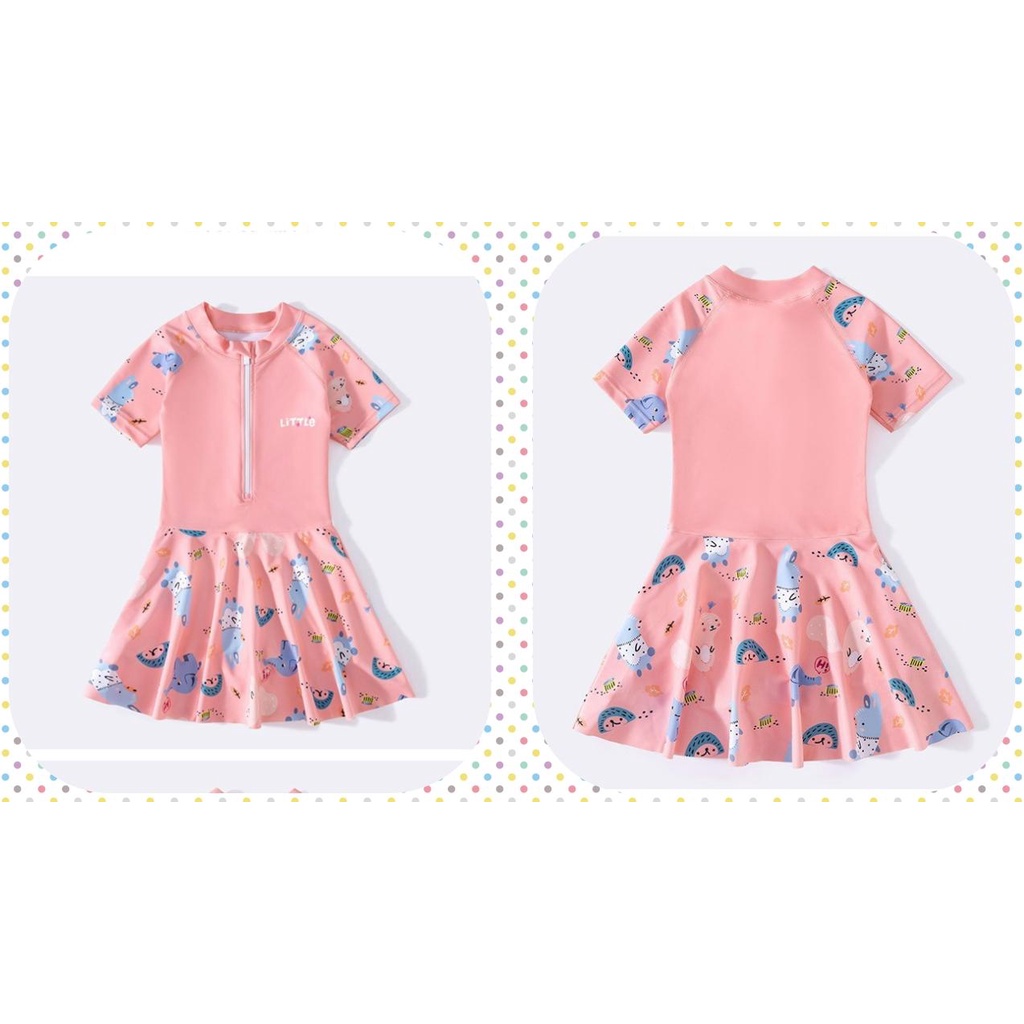 Bộ bơi chất lượng cao chính hãng YLIKE cho bé gái 12-40 kg