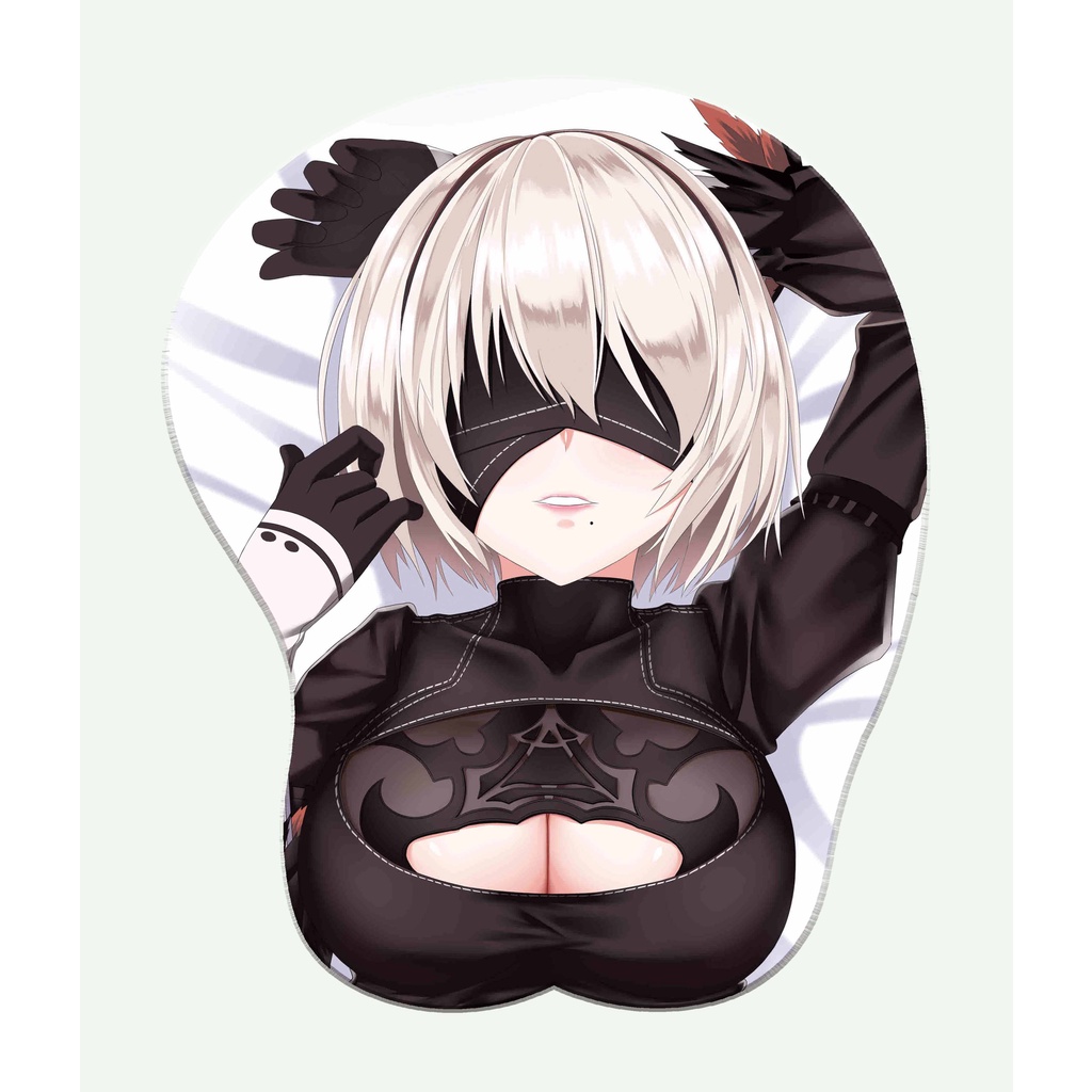 Genshin Impact 3D Mouse Pad Pretty Derby Anime FATE New Azur Lane 3D Tohsaka Rin RE0 ACGN Raiden Shogun shadow Game Keqing Soft Pad Tifa Lockhart Custom The Quintessential Quintuplets Beauty Kitagawa Marin NieR:Automata