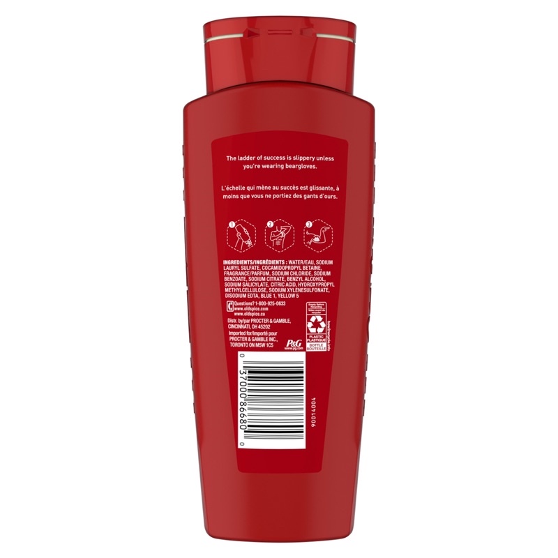 Sữa tắm nam Gel Old Spice Bearglove 473ml