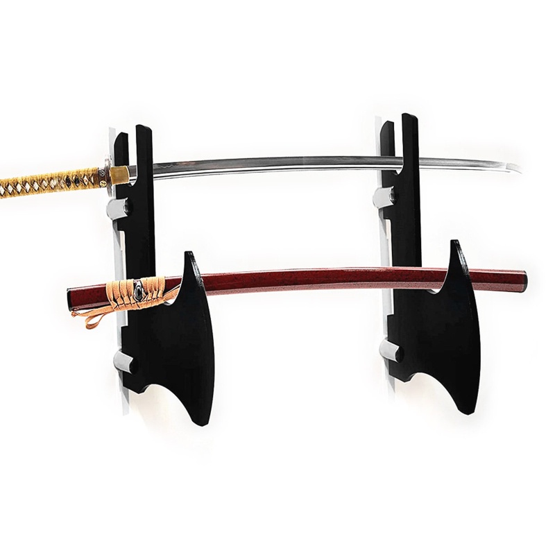 Giá Đỡ Kiếm Treo Tường 2 Tầng Cho Samurai Sword