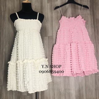 [Ảnh thật] Đầm xốp 2 dây Babydoll