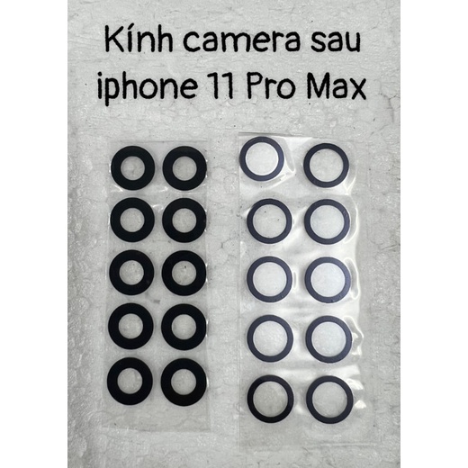 Kính camera sau iphone 11 pro max(Bộ 3 mắt)