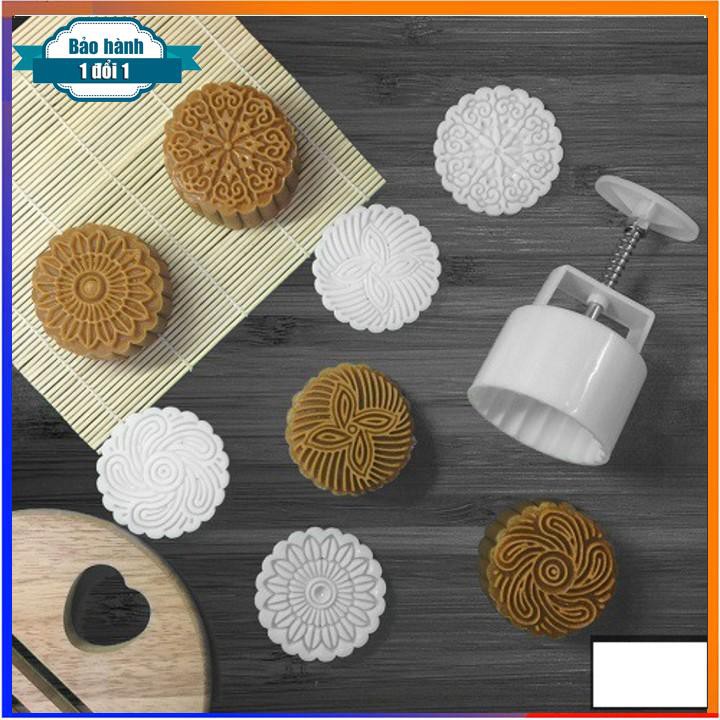 [ Gía siêu rẻ ] KHUÔN BÁNH TRUNG THU LOXO 100GR 4 MẶT