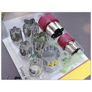BỘ KHUÔN TỈA CỦ QUẢ 8 MÓN