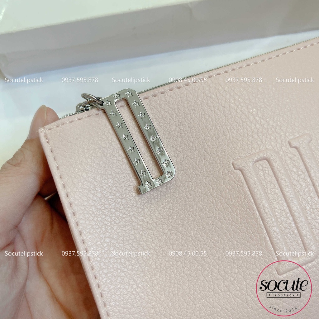 Bóp cầm tay Diior Pink Pouch Gift 2020 [ Auth 1000%]