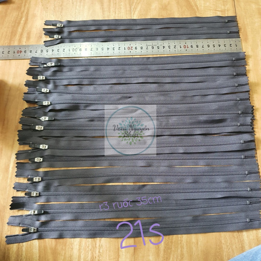 Dây khóa kéo nhựa ykk size 35cm