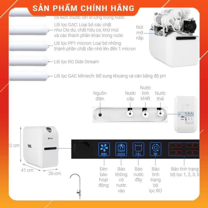 [Mã ELMS5TR giảm 5% đơn 5TR] Máy lọc nước AOSmith G1 [ Hàng chính hãng - Bảo hành 12 tháng ]