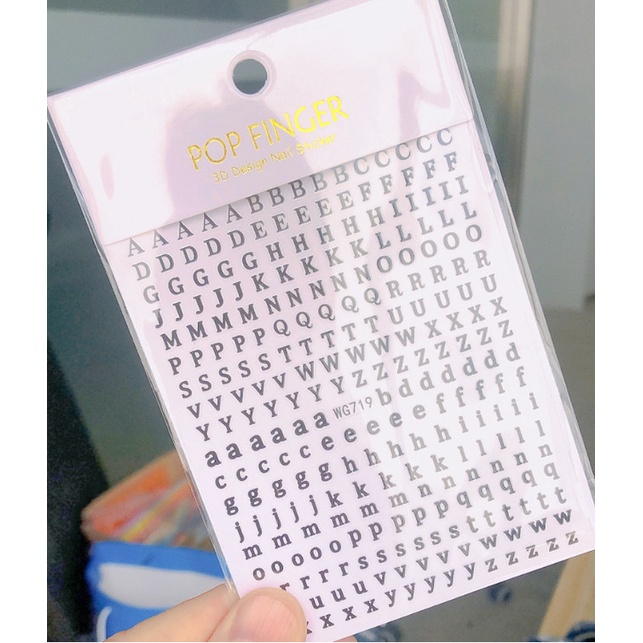 sticker trang trí nail