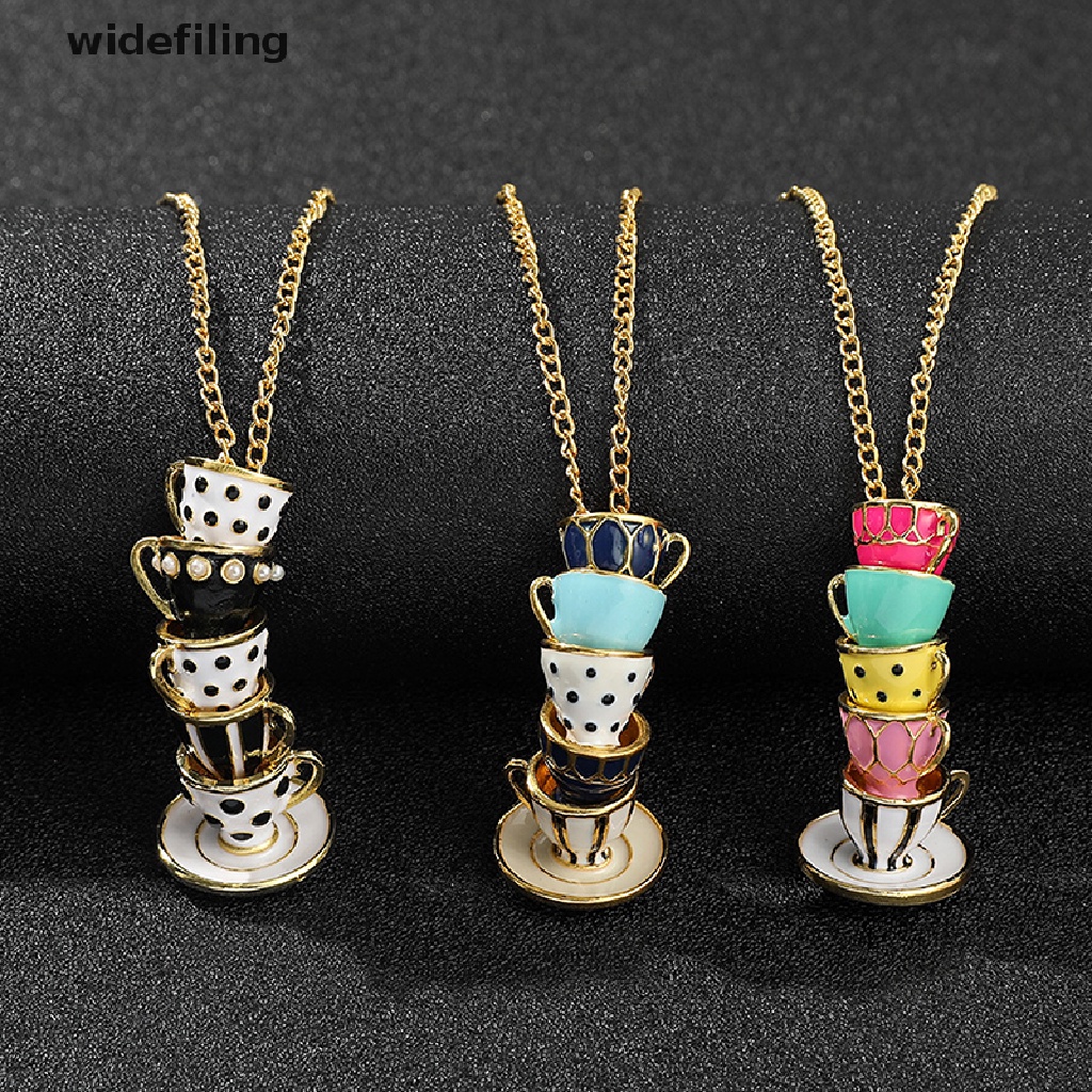 Vòng cổ Mặt Cốc Trà Độc Đáo Thời Trang
