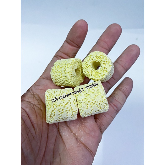 SỨ LỌC NHẪN VÀNG VẬT LIỆU LỌC CHO BỂ CÁ CẢNH TÚI 1KG