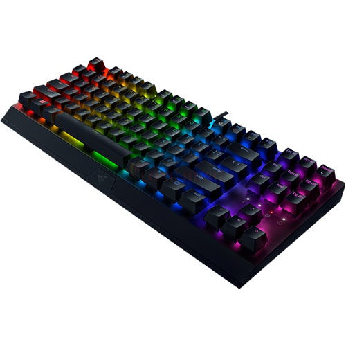 Bàn phím cơ có dây Gaming Razer BlackWidow V3 Tenkeyless - Hàng chính hãng - 87 phím nhỏ gọn, LED Razer Chroma RGB