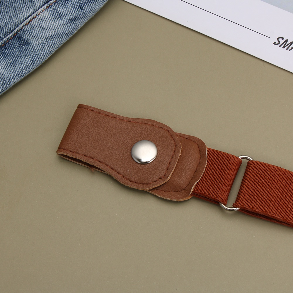 Thắt lưng vải canvas co giãn không khóa nhiều màu tùy chỉnh thời trang cho bé trai/ bé gái