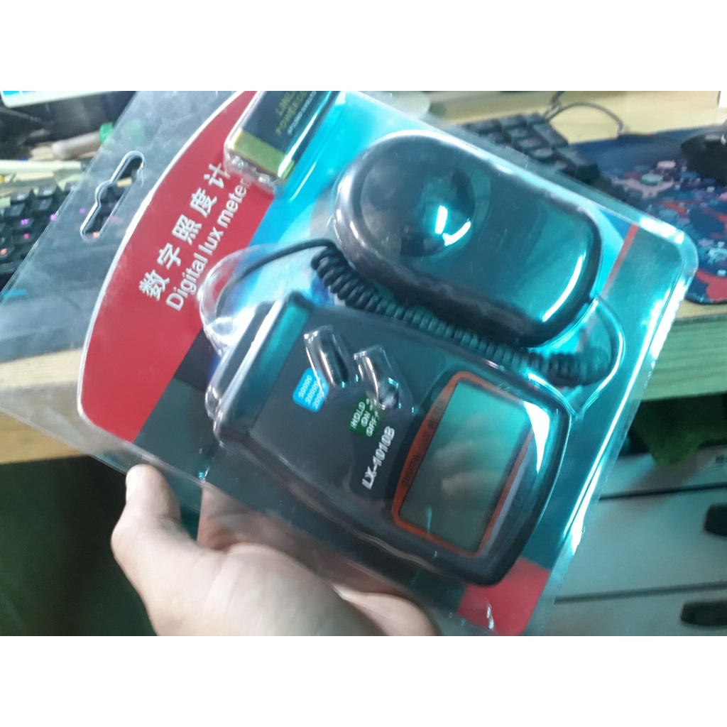 Máy đo độ sáng đèn để chống cận thị điều chỉnh độ chói của đèn ( Dải rộng 1Lux ----&gt;50.000 Lux )