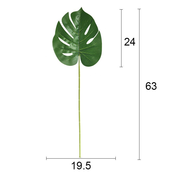 Lá cây trầu bà nhân tạo dùng cho trang trí nội thất tươi mát
