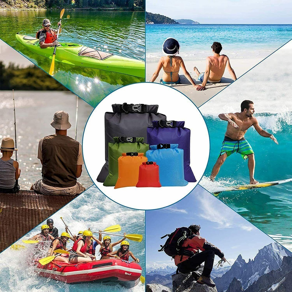Set 6 Túi Đựng Đồ Du Lịch Chống Thấm Nước Tiện Dụng