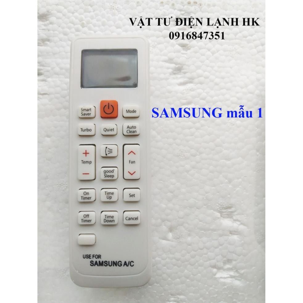 Điều khiển điều hòa các hãng mẫu như hình - Remote máy lạnh