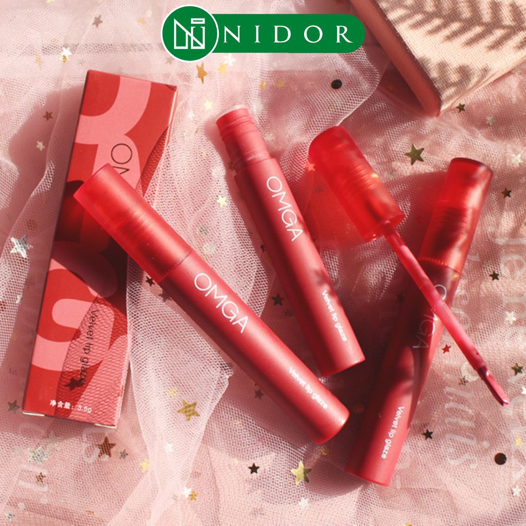 Son Kem OMGA Misty Velvet Lip Glaze - Chất Son Mịn