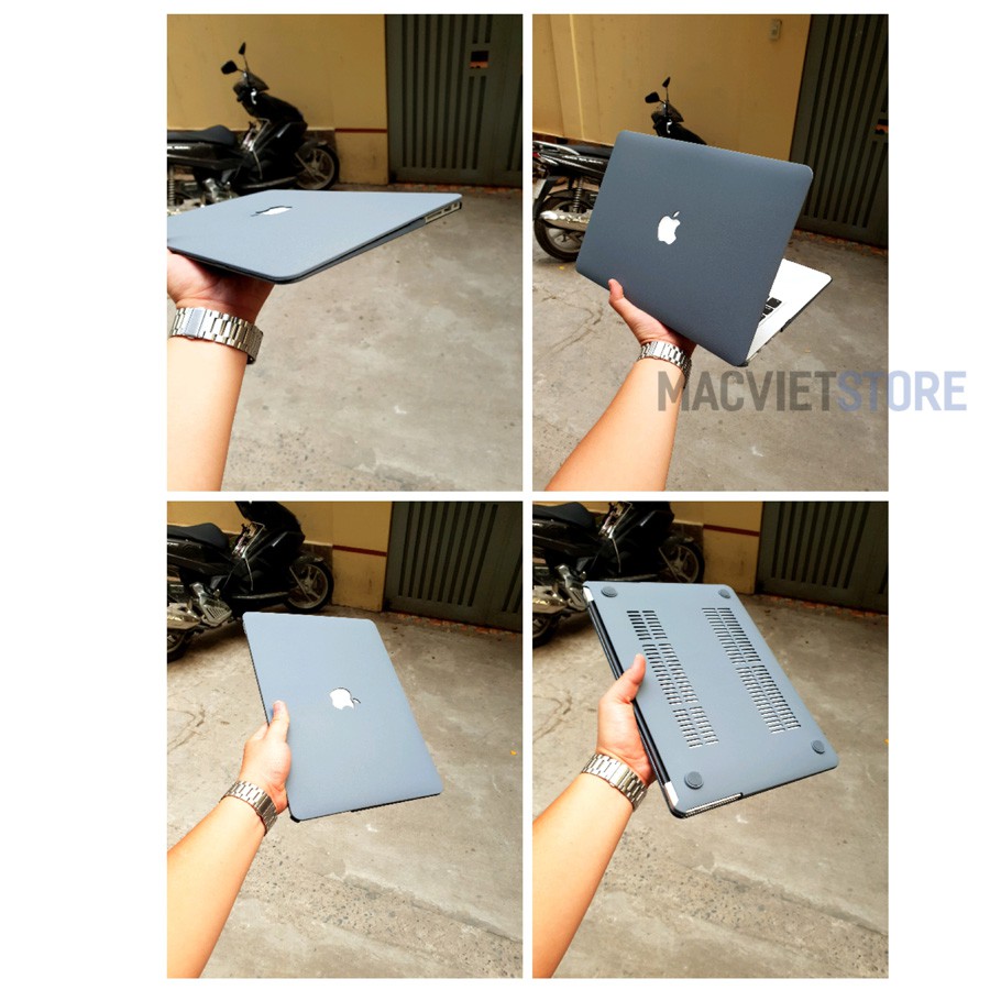 [SET 5 Món] Combo Ốp Macbook Kèm Lót Phím, Nút Chống Bụi, Kẹp Chống Gẫy Sạc | WebRaoVat - webraovat.net.vn