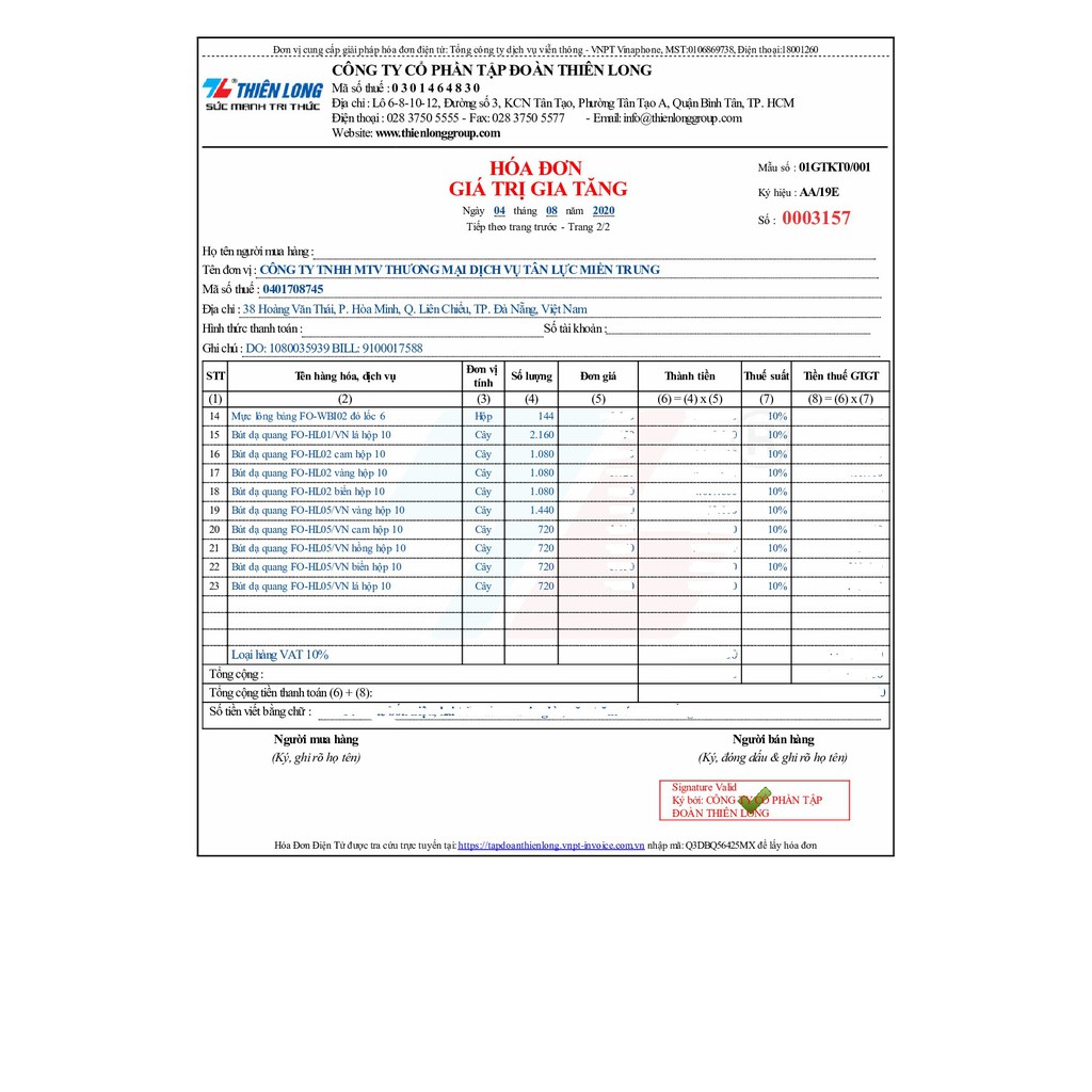 Combo 5 Bút Dạ quang Flexoffice FO-HL05