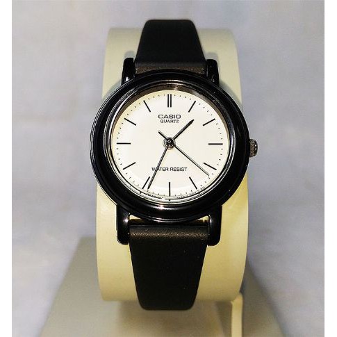 ĐỒNG HỒ NỮ CASIO LQ-139BMV-7ELDF Chính Hãng - Dây nhựa đen - Mặt kim trắng - bảo hành 12 tháng
