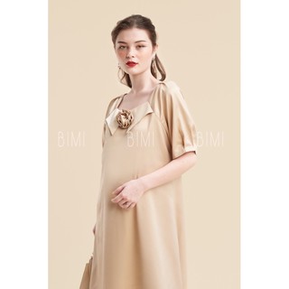 ĐẦM HOA KEM TAY PHỒNG - BIMI