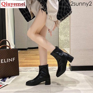 Giày boot đế dày size lớn phong cách cá tính cho nữ