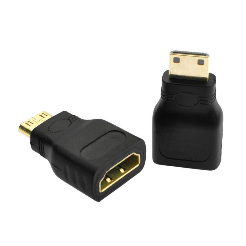 5 Pack Mini HDMI Adapter Gold Plated Mini HDMI Male to HDMI Female High Speed HDMI Type C to Type a Compatible for Raspberry Pi Zero, Camera, Camcorder, DSLR, Tablet, Video Card