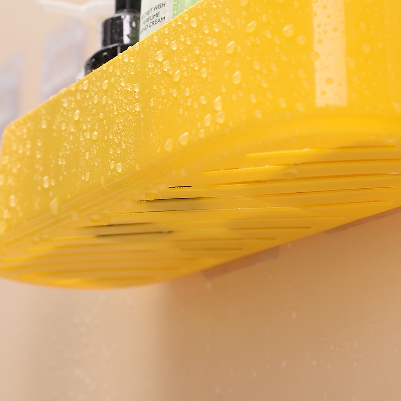 Giá Đỡ Vật Dụng Hình Oval Gắn Tường Không Cần Khoan Dành Cho Phòng Tắm