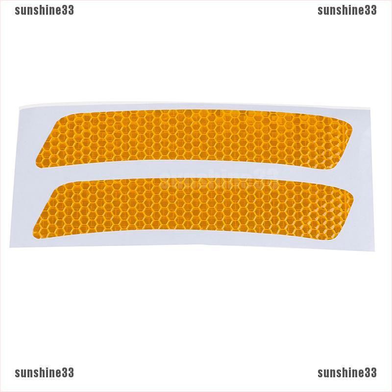 Bộ 2 Miếng Dán Phản Quang Cảnh Báo Cho Cản Sau Xe Hơi