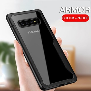 BUMPER Ốp lưng nhựa cứng Silicone Mềm Chống Sốc Cho Samsung Galaxy S8 Plus S10E S10 Plus Note 10 Plus S9 + Plus
