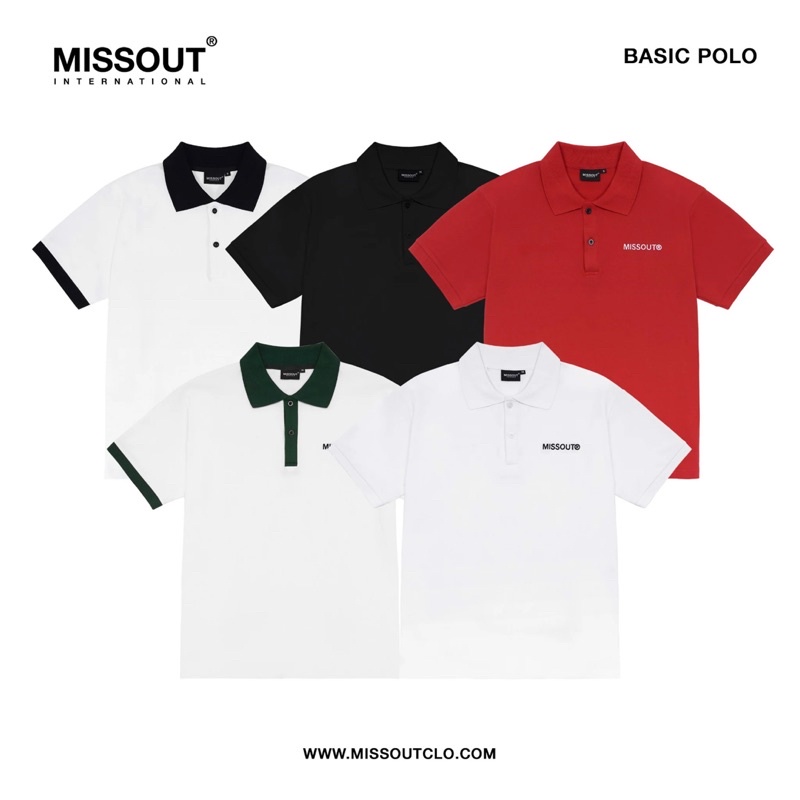 [Missout Chính Hãng] Áo thun có cổ - polo 2.0 LOGO MST