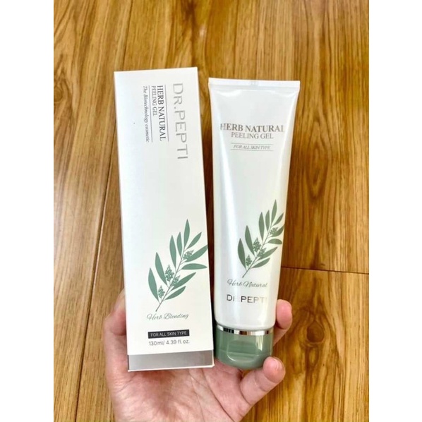 Tẩy da chết Dr.Pepti+ Herb Natural Peeling Gel Hàn Quốc mịn và sáng da tuýp 130ml - CO154