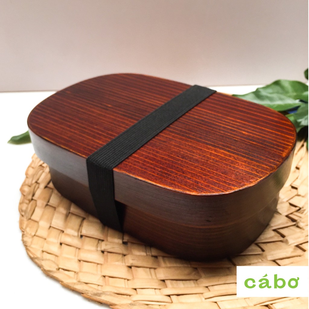 Hộp Cơm Bento Nhật Bản - Gỗ Tự Nhiên - 800ML