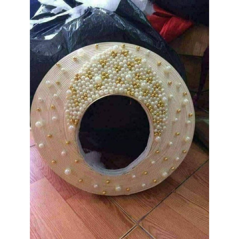 Khăn xếp có ren đủ màu 30 vòng