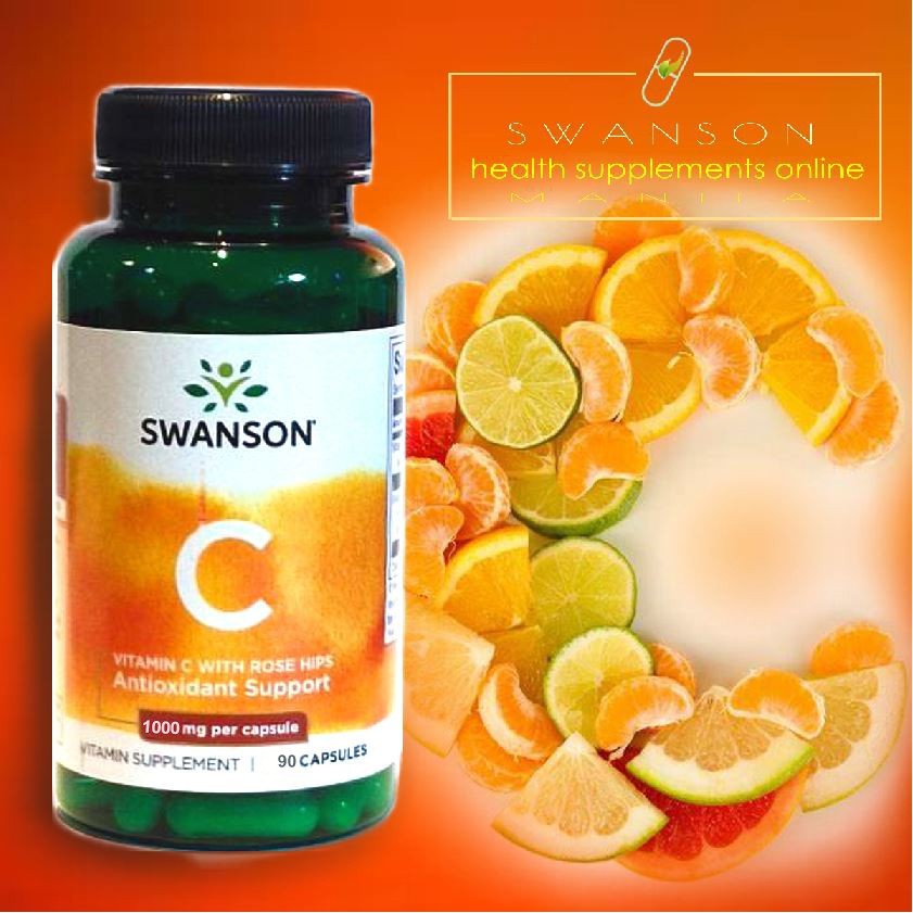 VITAMIN C | Tăng Đề Kháng Swanson Vitamin C 1000 mg 30-90 viên - Chính Hãng - Muscle Fitness