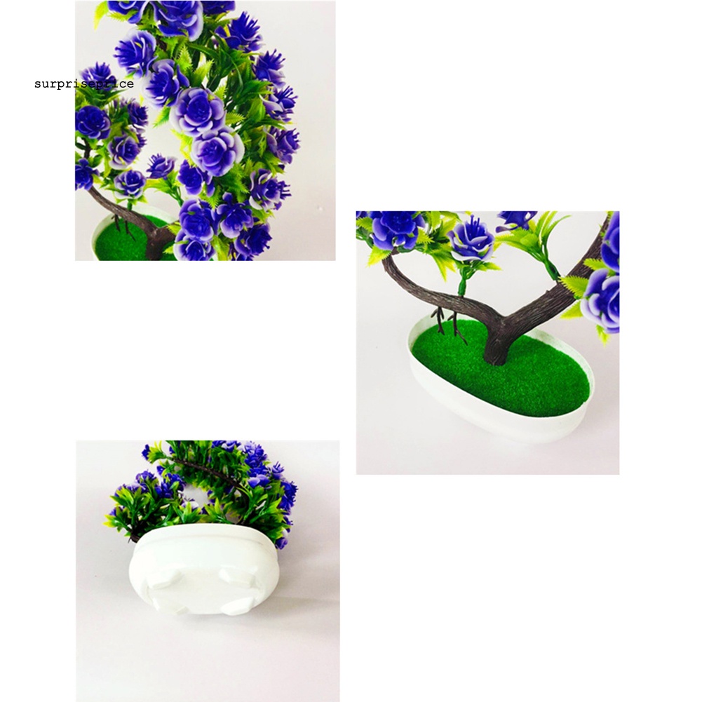 Chậu Cây Bonsai Giả Trang Trí Bàn Tiệc Tùng / Sân Vườn