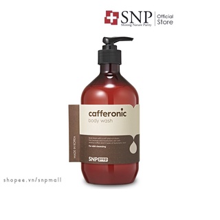 Sữa Tắm Mềm Mịn Da Cafferonic - SNP PREP Cafferonic Body Wash Cân Bằng PH Dưỡng Ẩm Mềm Da