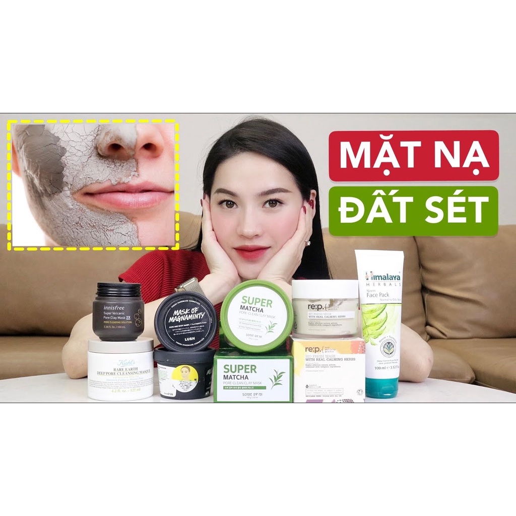 Mặt Nạ Đất Sét Kiehl s Làm Sạch Sâu Se Khít Lỗ Chân Lông - giảm mụn đầu đen