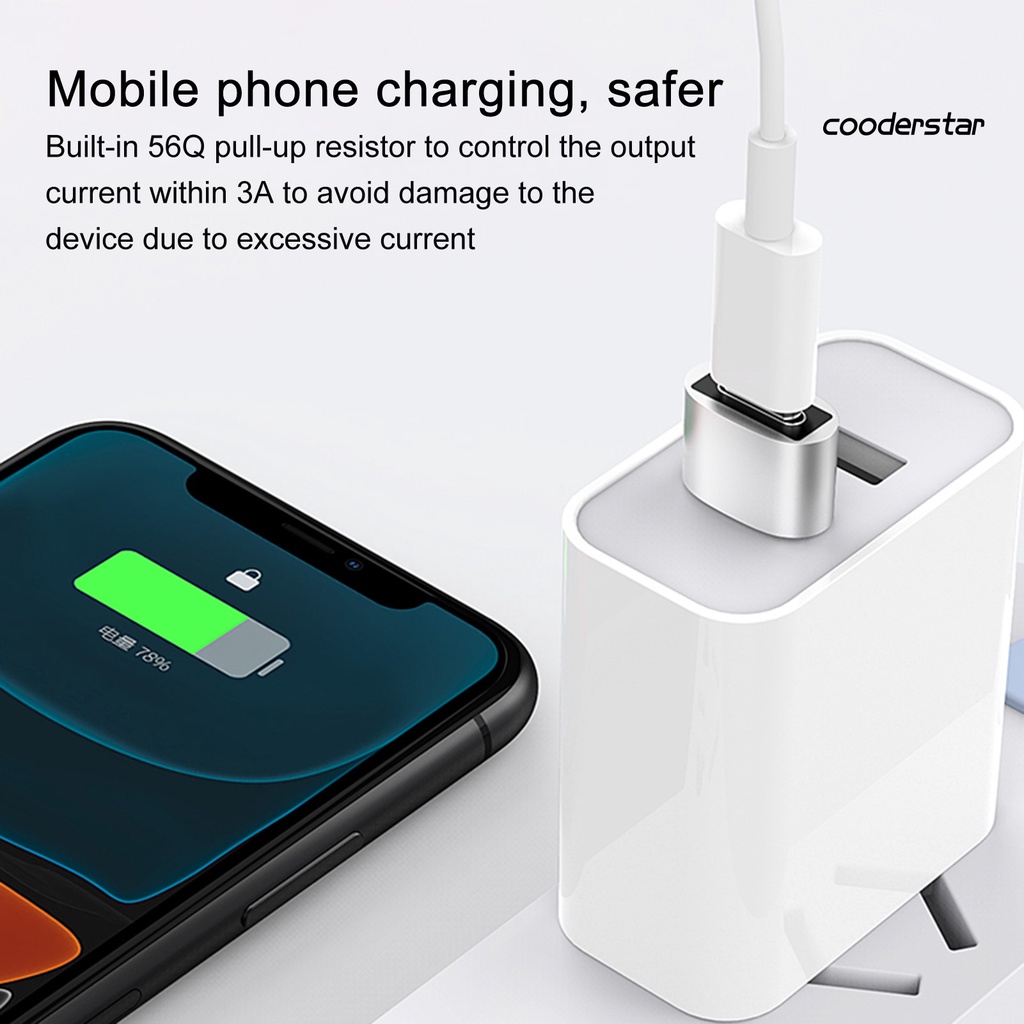 Đầu chuyển đổi USB 2.0 loại C bằng hợp kim nhôm cho điện thoại