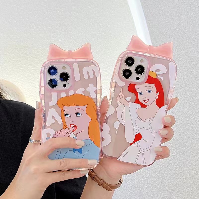 Ốp Điện Thoại TPU Mềm In Hình Công Chúa Hoạt Hình Cho iPhone13 / 13Pro /13Promax /12 /12Pro /12Promax /11 /11Promax /XS max / XR /X