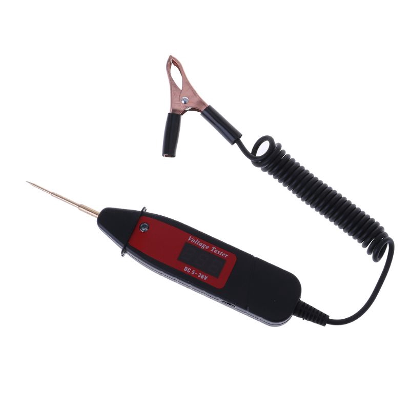 Bút thử điện cho xe hơi 1.65m màn hình LCD tiện lợi dễ dùng