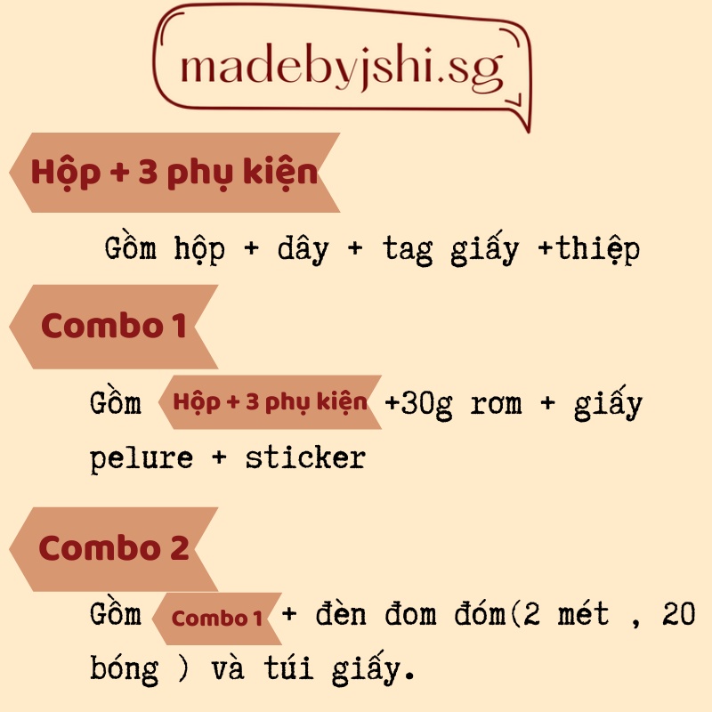 Hộp quà vintage V3 (kèm thiệp)